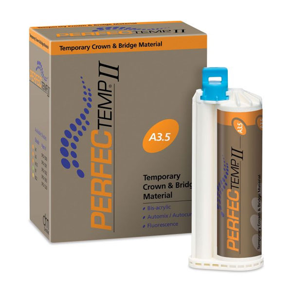 Denmat SPD1302 PERFECTemp II Temporary Crown & Bridge Material Cartridge A3.5 50 mL Denmat SPD1302 PERFECTemp II Temporary Crown & Bridge Material Cartridge A3.5 50 mL